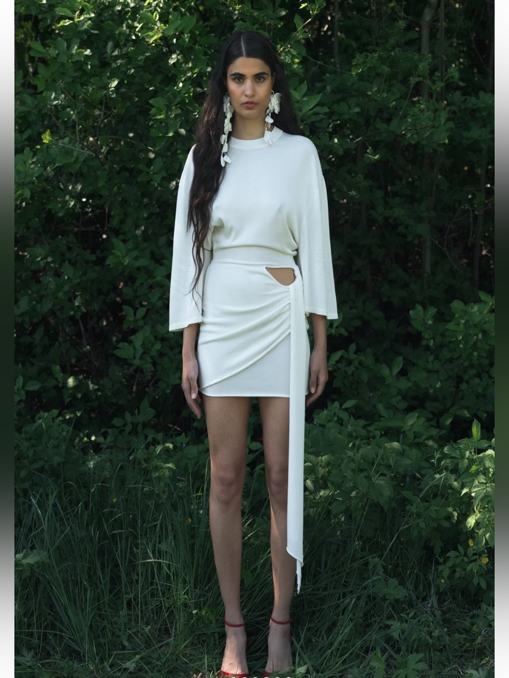 ARAKII Draped T-Shirt Dress